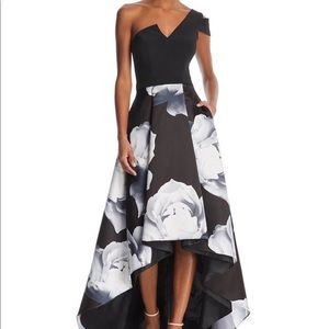 Aqua Dresses Floral Ball Gown